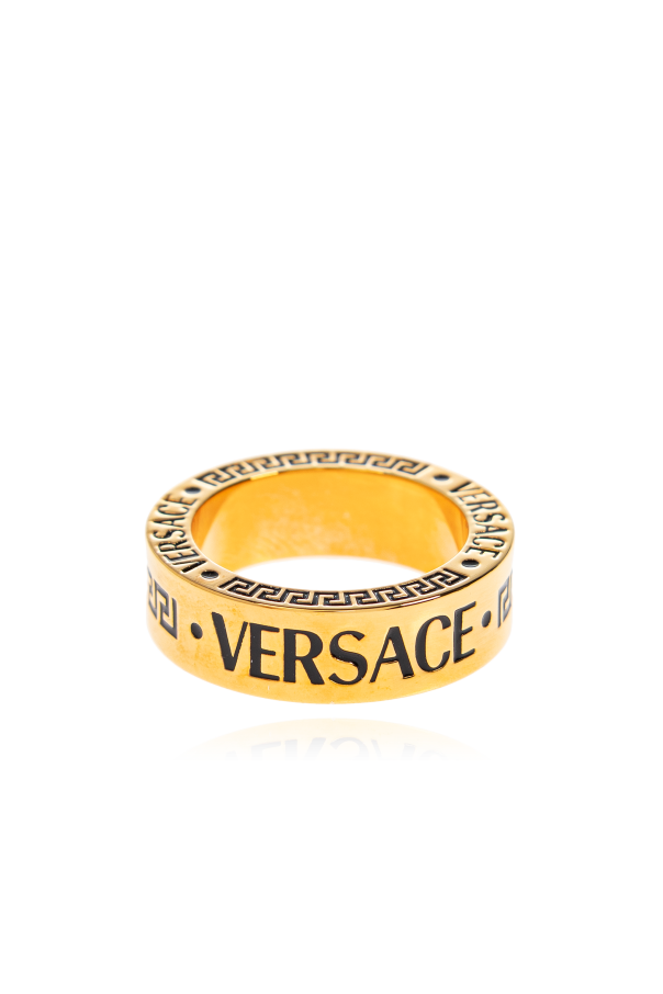 クリスタル ラ メドゥーサ リング ゴールド | VERSACE JP